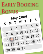 Book early!