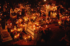 Cemetery in Xoxocotlan just outside of Oaxaca City